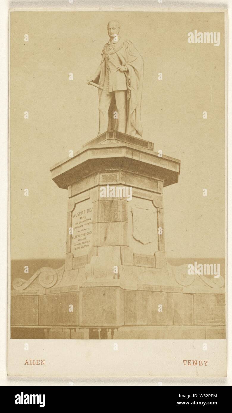 Monumento de Alberto de Sajonia-Coburgo-Gotha, el Príncipe Consorte de la Reina Victoria, Charles Allen Smith (británico, 1831 - 1897), Inglaterra, alrededor de 1863, albúmina imprimir plata, 9,4 × 6,1 cm (3 × 2 11/16 3/8" Foto de stock