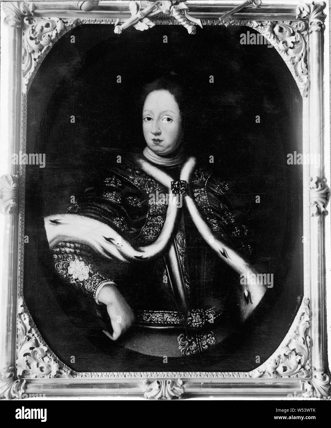 David Klöcker Ehrenstrahl, el Rey Karl XI, Karl XI, 1655-1697, el Rey de Suecia, pintura, Carlos XI de Suecia, aceite, altura 100 cm (39,3 pulgadas), ancho de 80 cm (31,4 pulgadas) Foto de stock