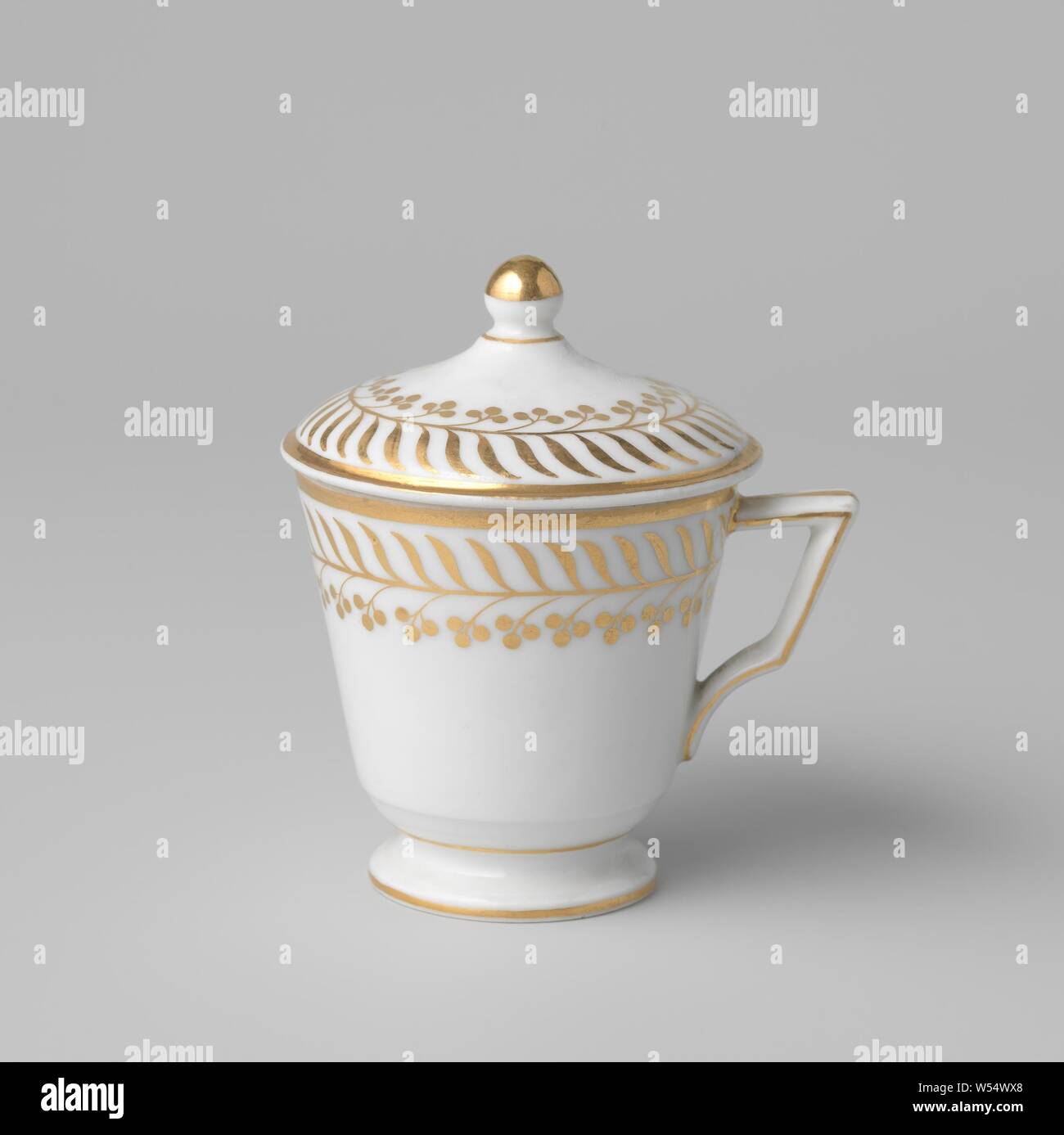 Conjunto de 6 Blanco Marlborough forma Porcelana Fina Taza Tazas Vasos 10 floz