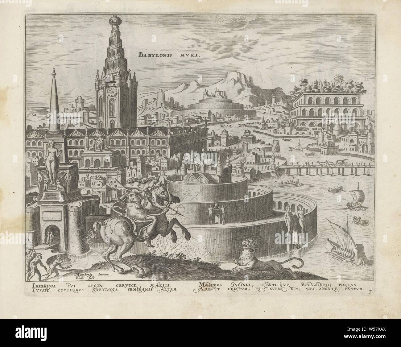 Las Paredes De Babilonia Babylonis Muri Titulo De Objeto De Las