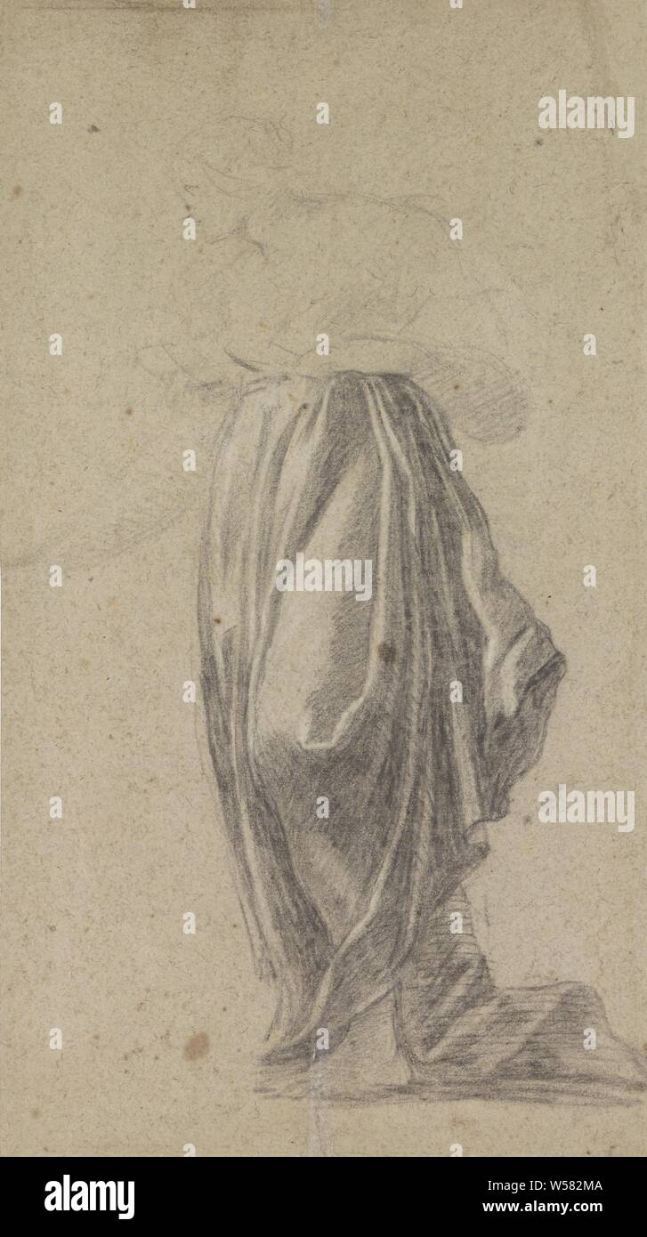 Joven (Chariclea?), Simon Vouet, 1600 - 1649, papel, tiza, h 385 mm × 217 mm w Foto de stock