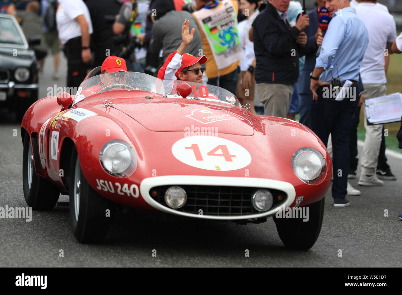 Hockenheimring, Hockenheim, Alemania. 28 de julio de 2019. Fórmula 1 Grand Prix Alemán Mercedes-Benz; el día de la carrera; la Scuderia Ferrari, Sebastian Vettel Crédito: Además de los deportes de acción/Alamy Live News Foto de stock