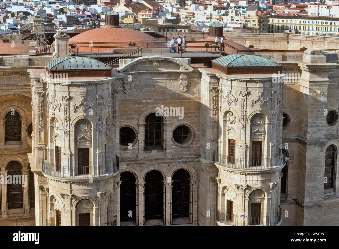 Catedral de la Encarnación de Málaga, Andalucía, España. Foto de stock