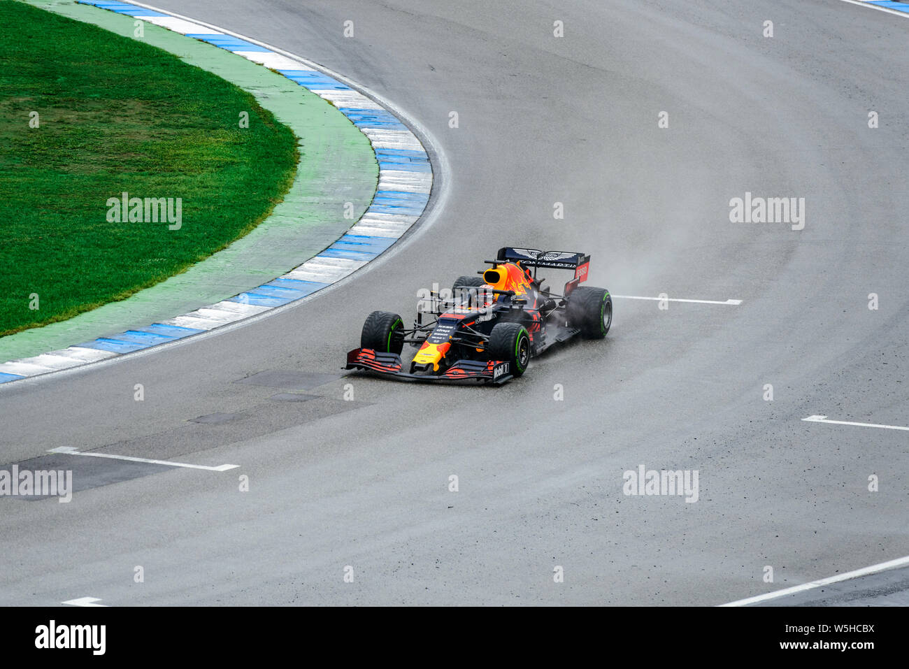 Formula 1 GP de Alemania en Hockenheim el 28 de julio de 2019: Red Bull, Max Verstappen Foto de stock
