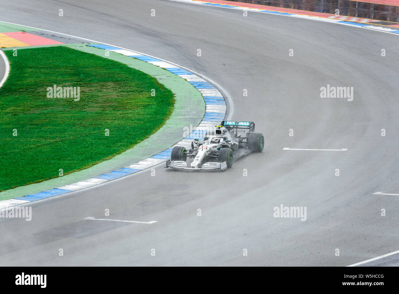 Formula 1 GP de Alemania en Hockenheim el 28 de julio de 2019: Mercedes, Valttery Bottas Foto de stock