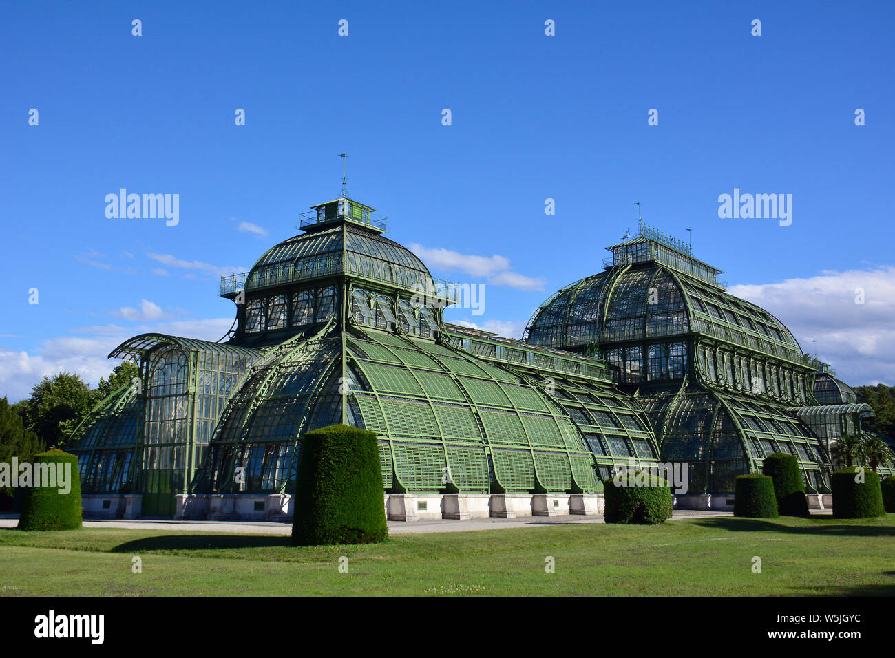 La casa de las palmeras, el Palacio de Schönbrunn, Austria Foto de stock