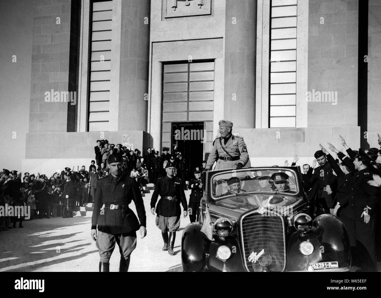 Benito Mussolini, 1930-40 Foto de stock