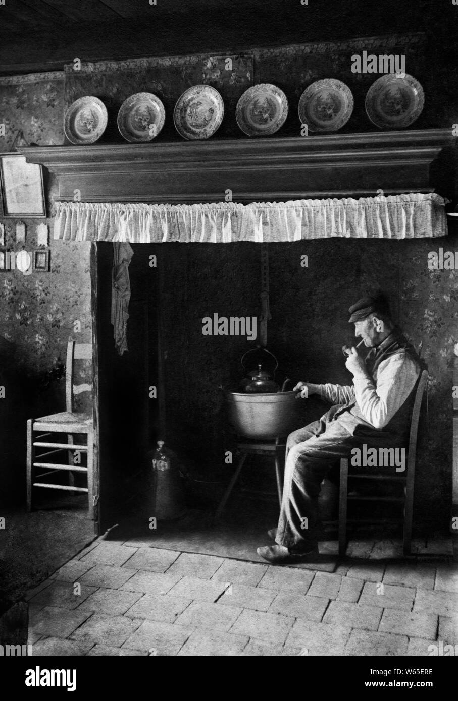 Old Dutch Farmer, 1910 Foto de stock