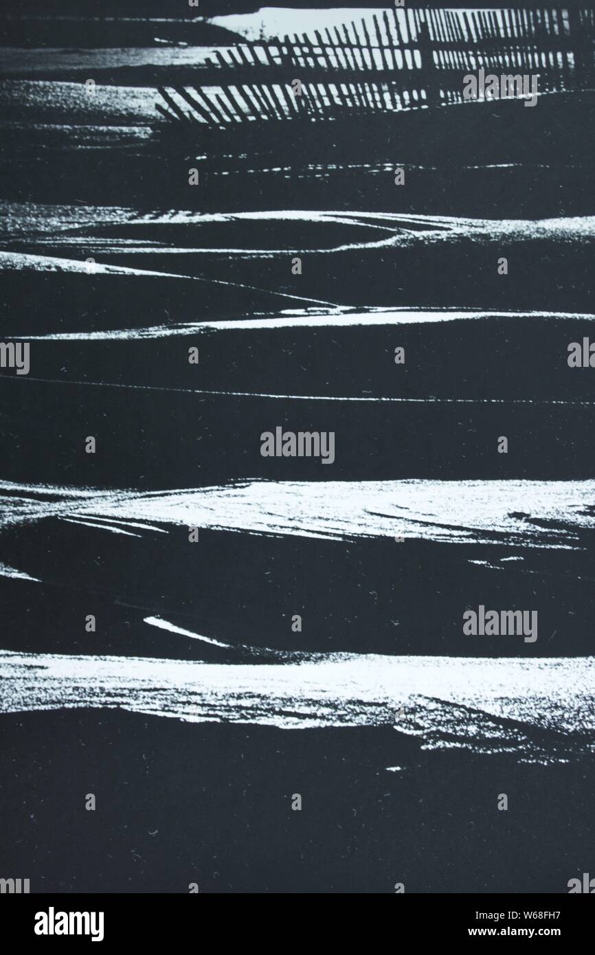 Fino arte fotografía en blanco y negro de los años 70. Foto de stock
