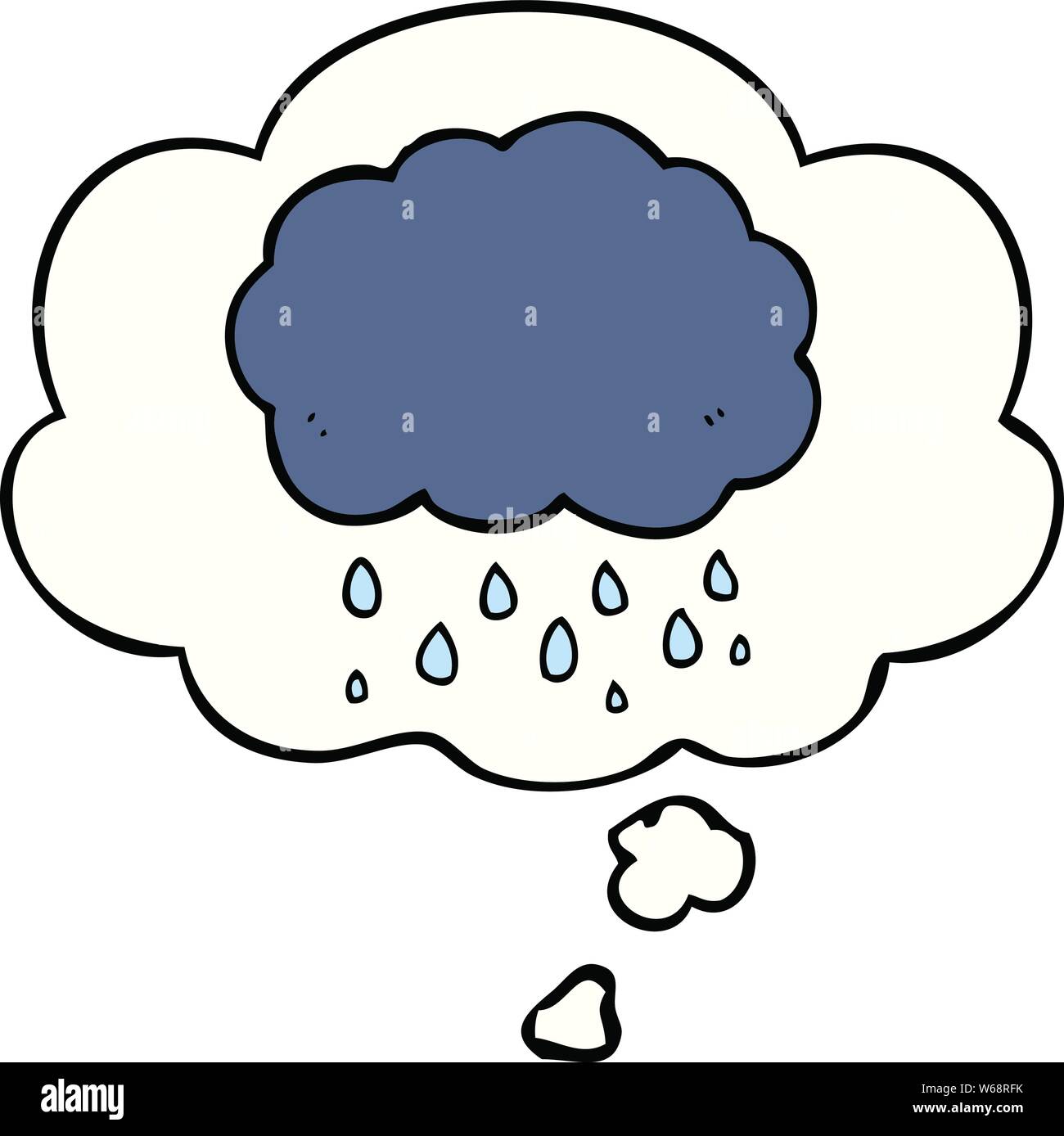 Nube lloviendo Imágenes vectoriales de stock - Página 2 - Alamy