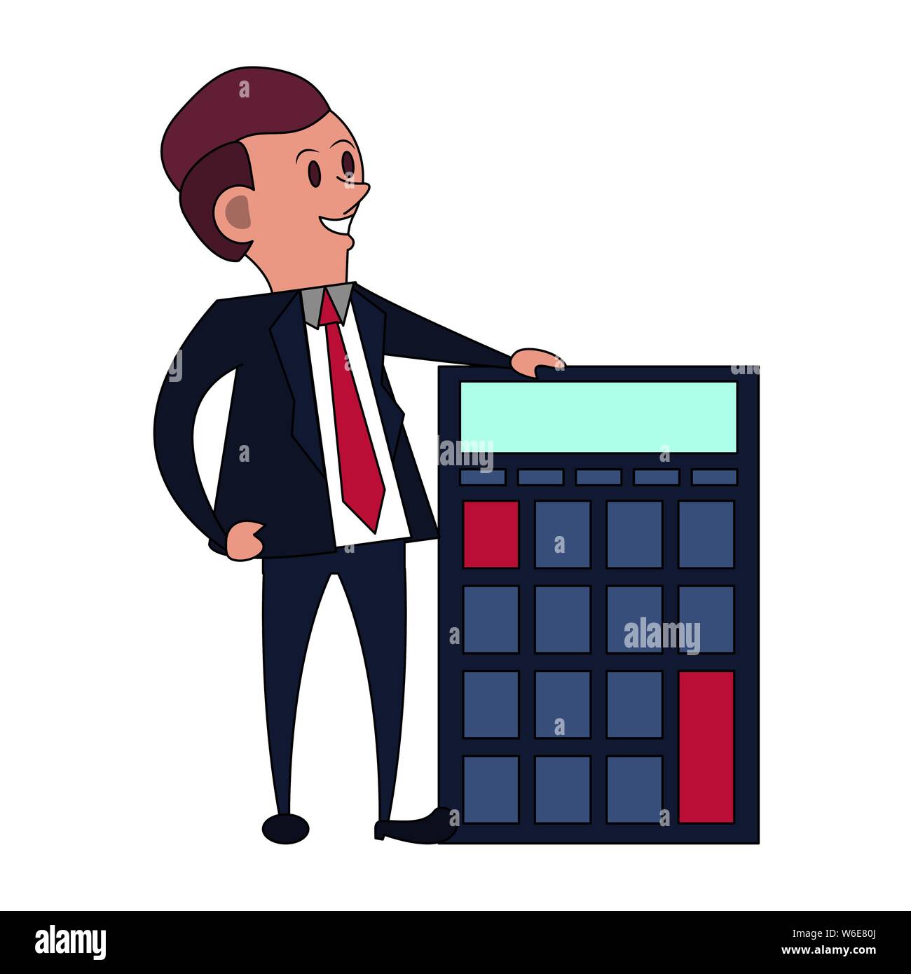 Los impuestos del gobierno estatal de dibujos animados de negocios Imagen  Vector de stock - Alamy
