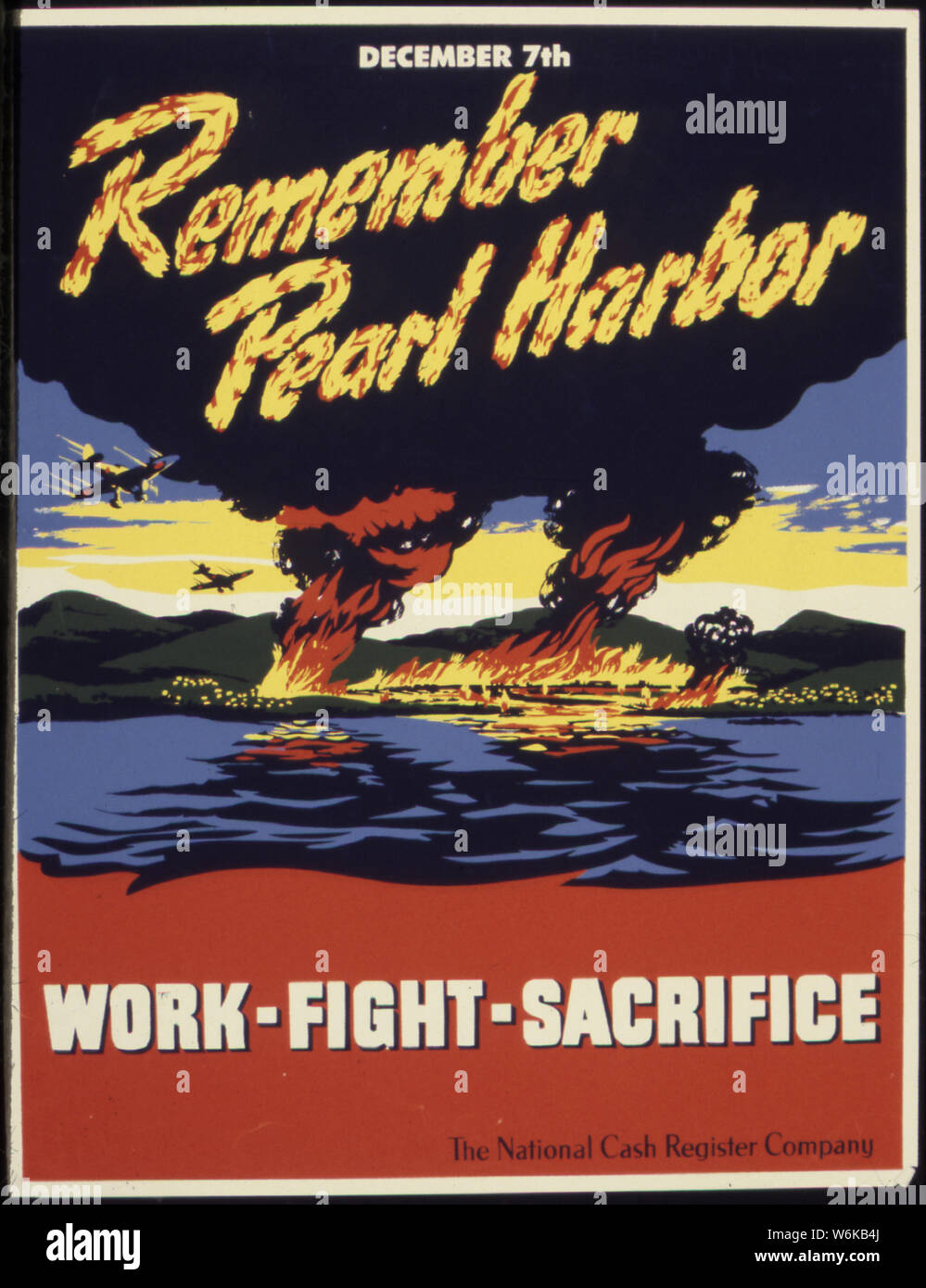 Remember Pearl Harbor. Trabajo - Lucha - Sacrificio Foto de stock