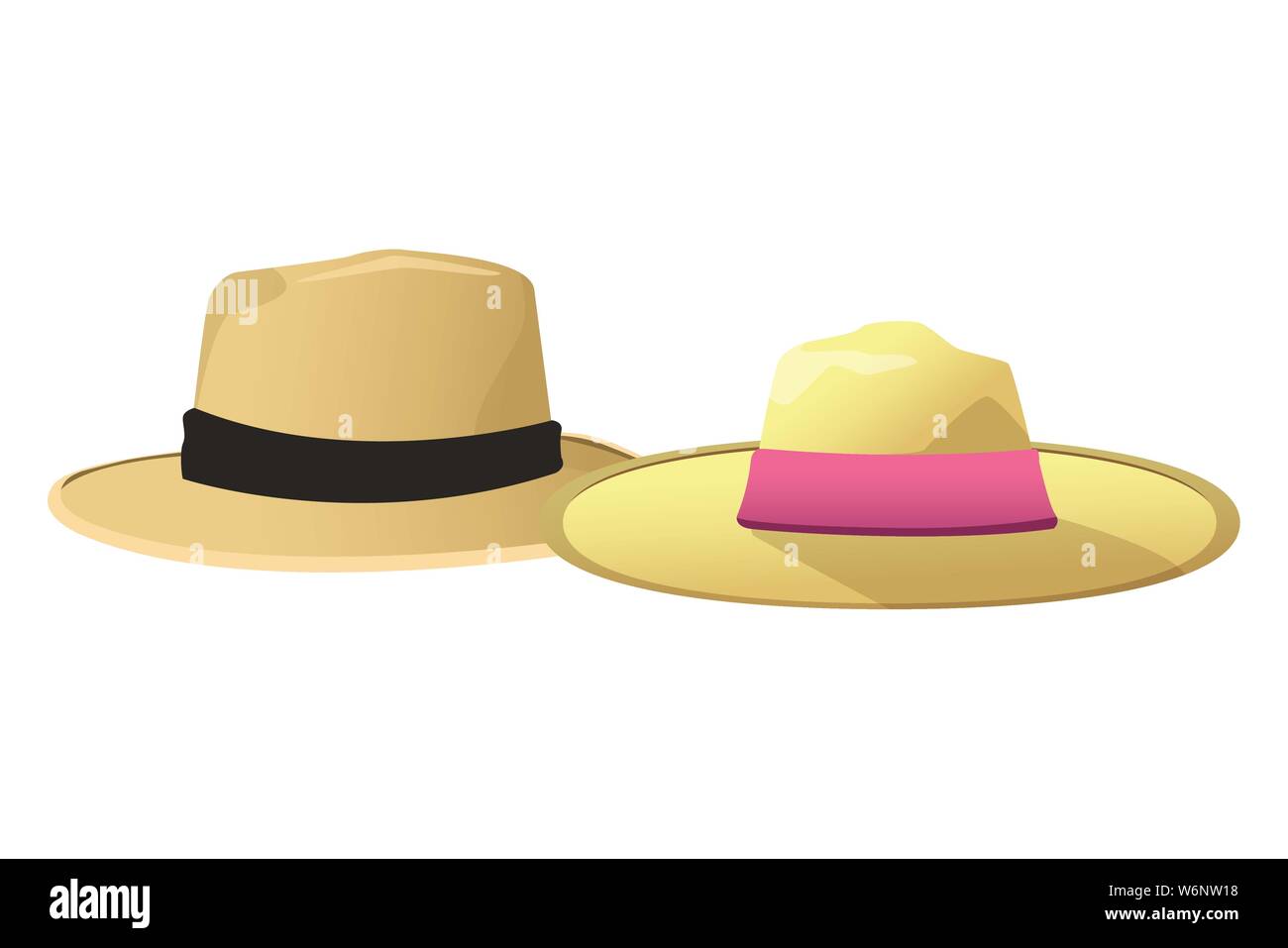 Sombreros de sol para hombres Imágenes vectoriales de stock - Alamy