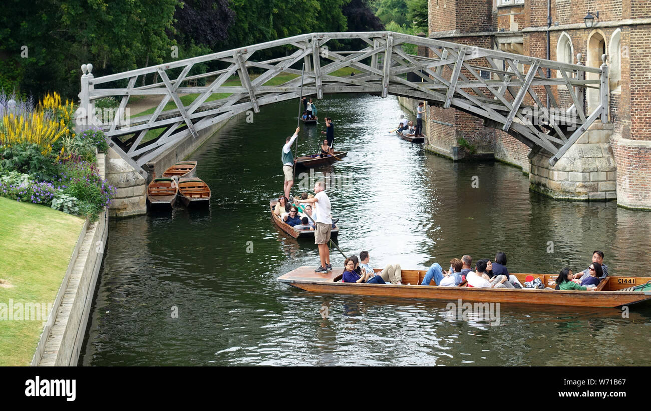 Puente de los suspiros en Cambridge Inglaterra Foto de stock