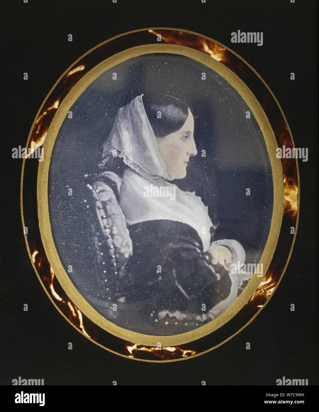 La Gran Duquesa María Nikolaievna de Rusia (1819-1876), Duquesa de Leuchtenberg. Artista: Anónimo Foto de stock