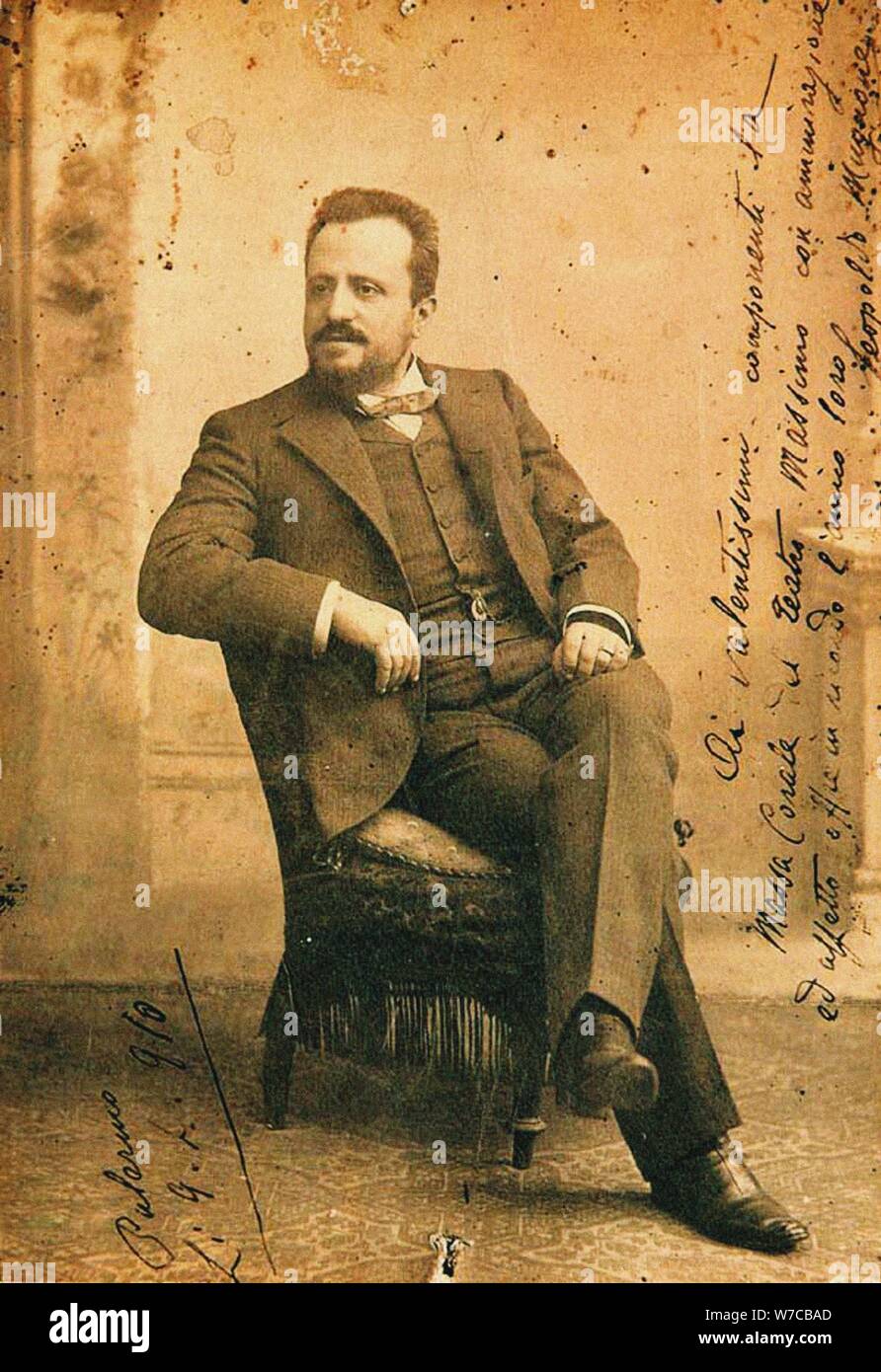 Leopoldo Mugnone (1858-1941), 1910. Foto de stock