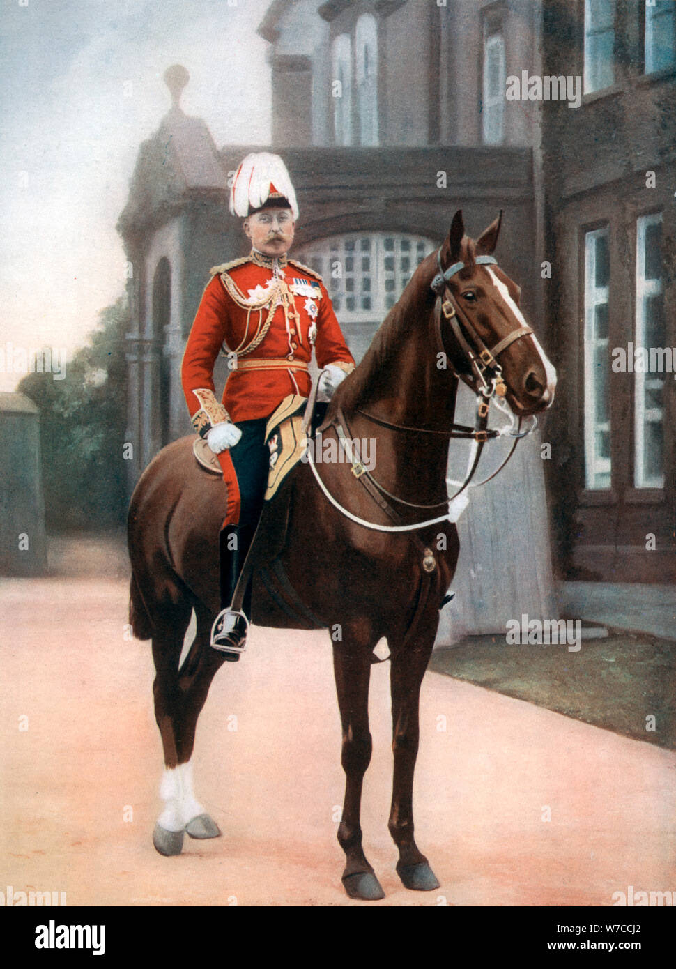El príncipe Arturo, Duque de Connaught y Strathearn, finales del XIX-principios del siglo xx.Artista: Gregorio Foto de stock
