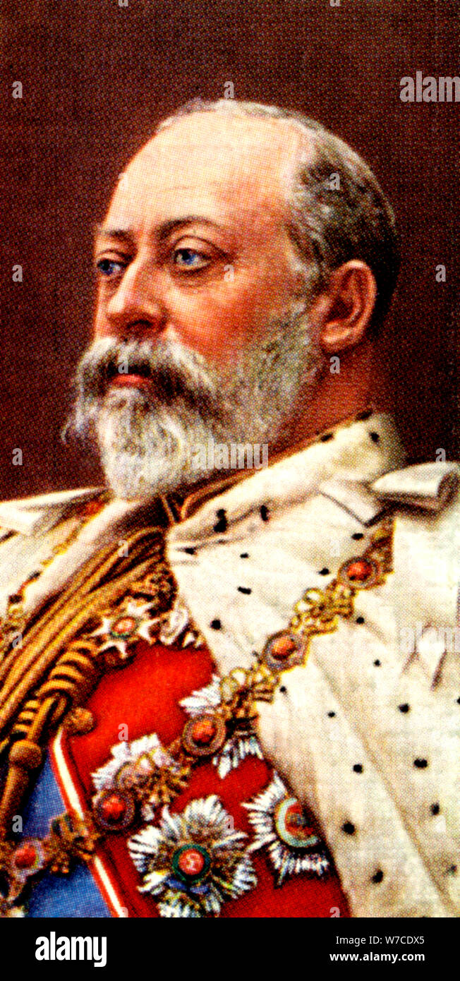 King Edward VII. Artista: Desconocido Foto de stock