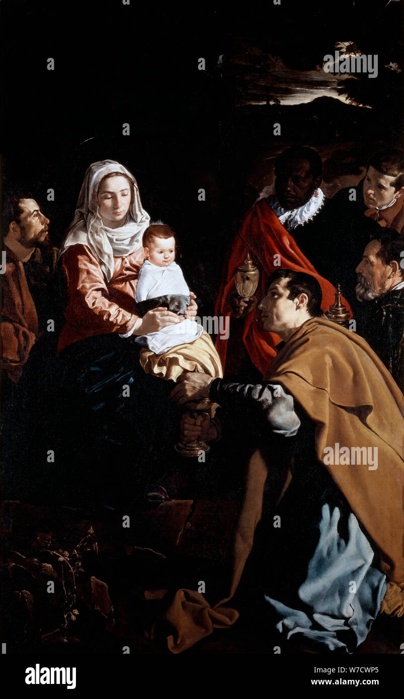 La Adoracion De Los Magos 1619 Artista Diego Velazquez Fotografia De Stock Alamy