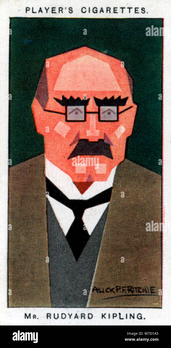 Rudyard Kipling, escritor y poeta británico, 1926.Artista: Alick P F  Ritchie Fotografía de stock - Alamy