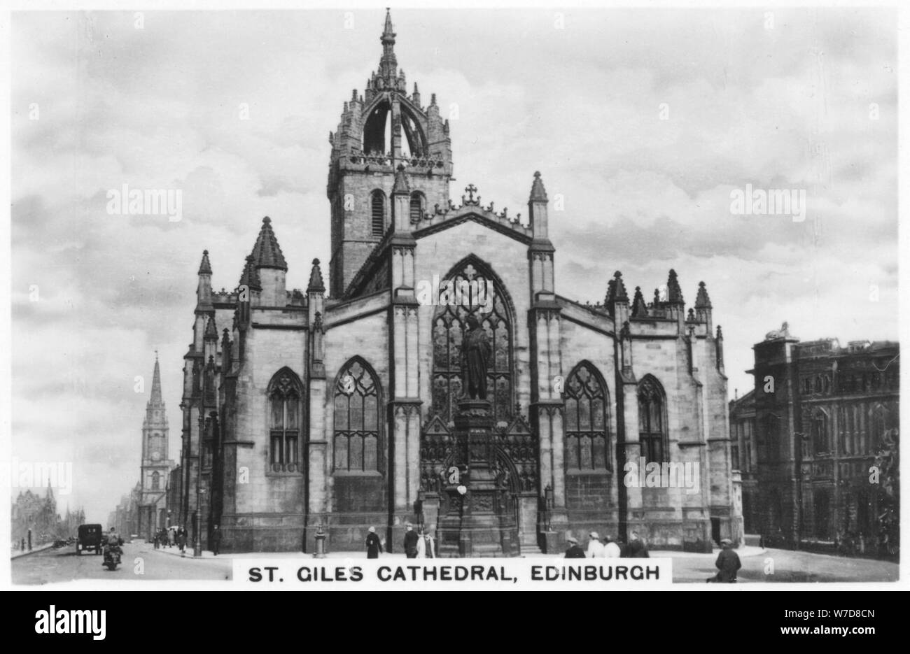 St Giles' Cathedral, Edinburgh, 1937. Artista: Desconocido Foto de stock