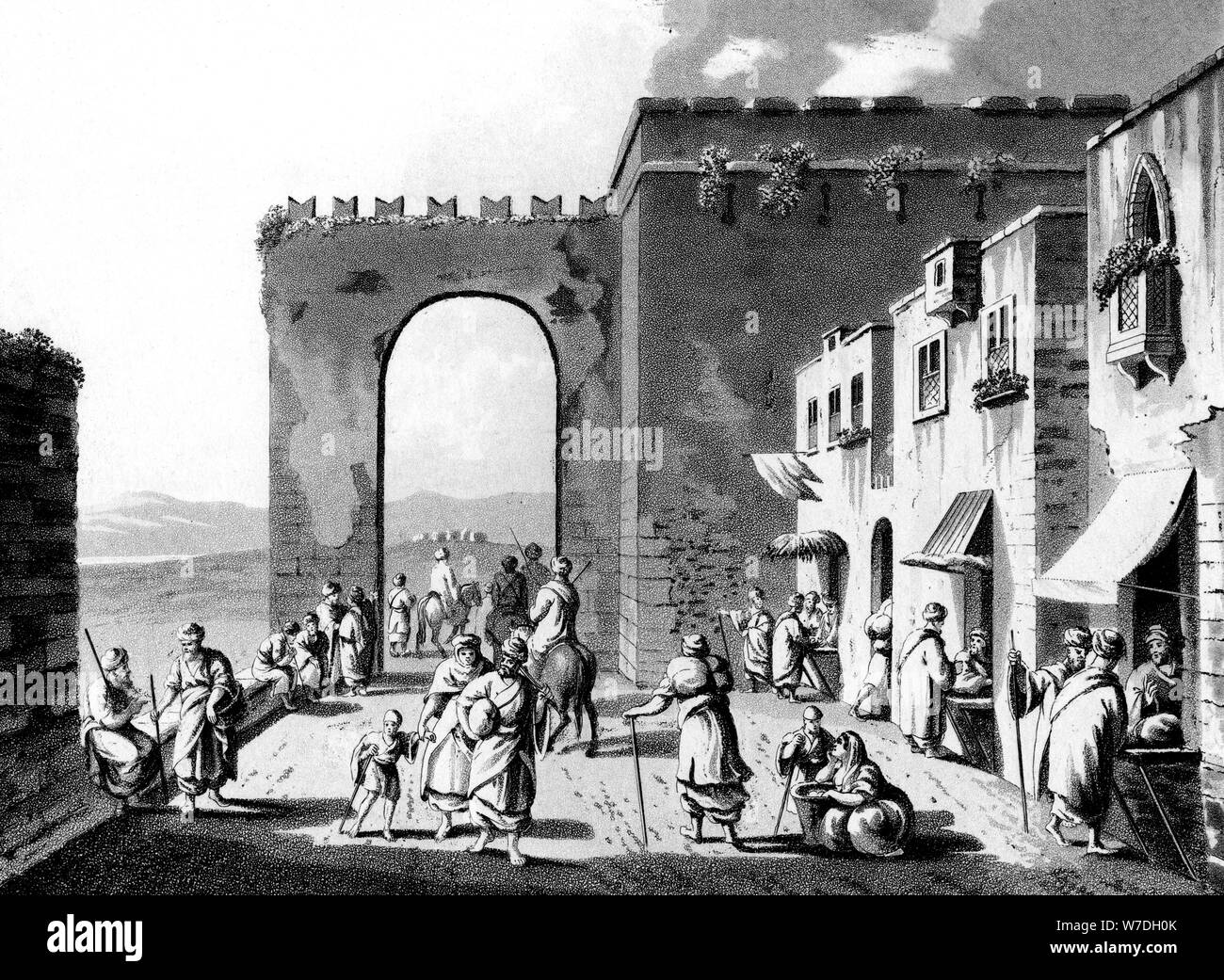 Belén, Israel, c1er siglo, 1830. Artista: Desconocido Foto de stock