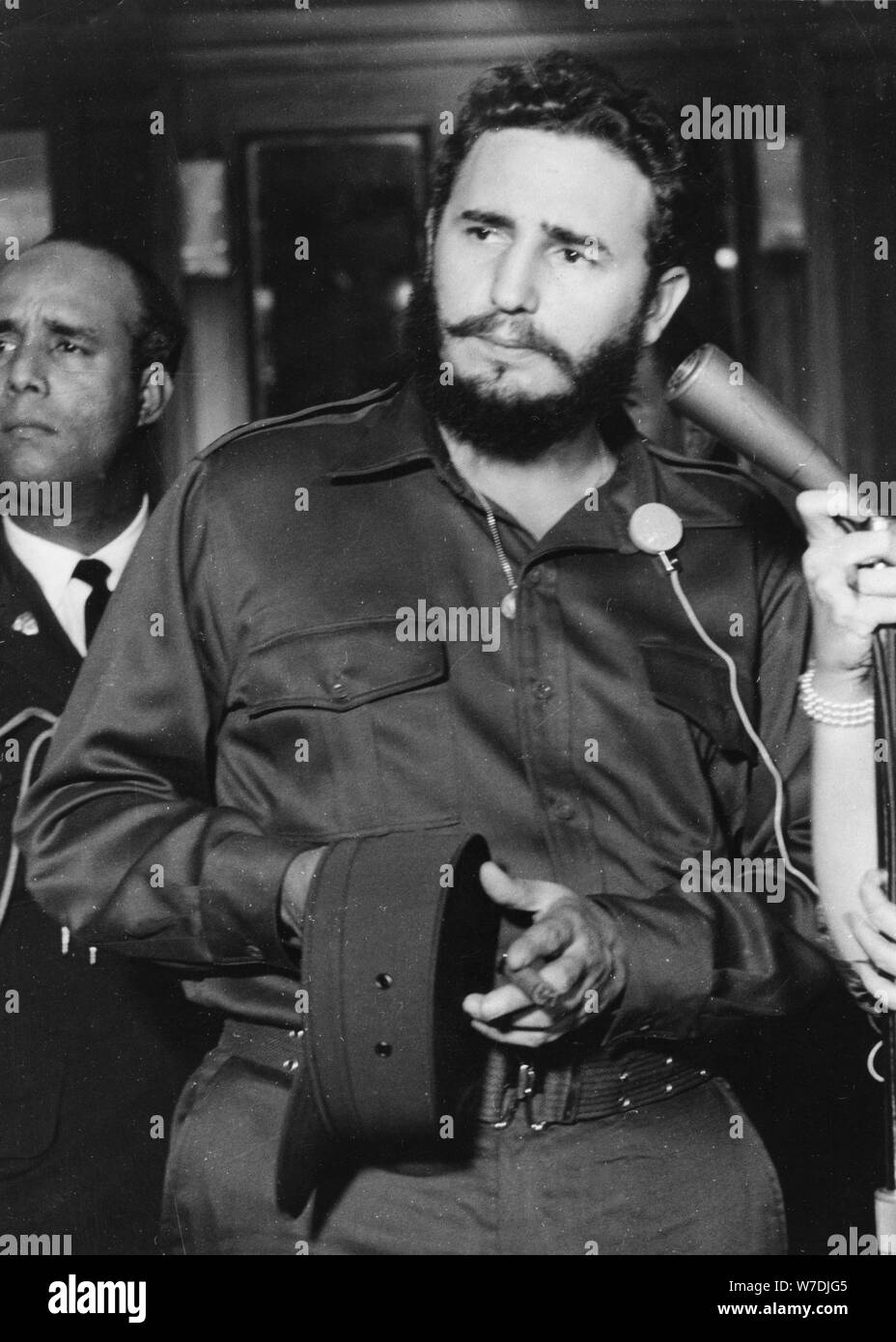 Hombre cubano con gorra blanca Imágenes de stock en blanco y negro Alamy