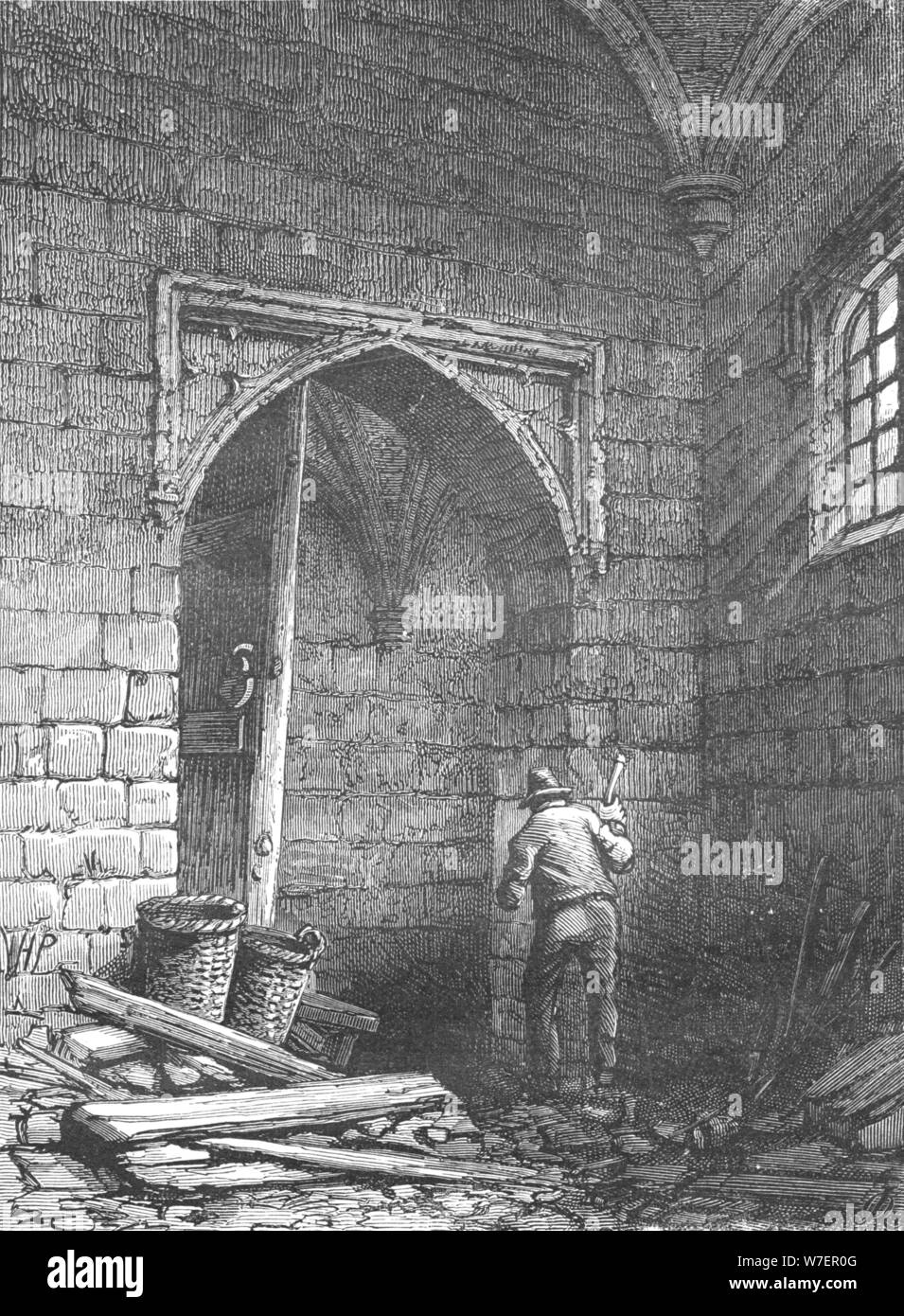 Guy Fawkes's Cellar, 1897. Foto de stock