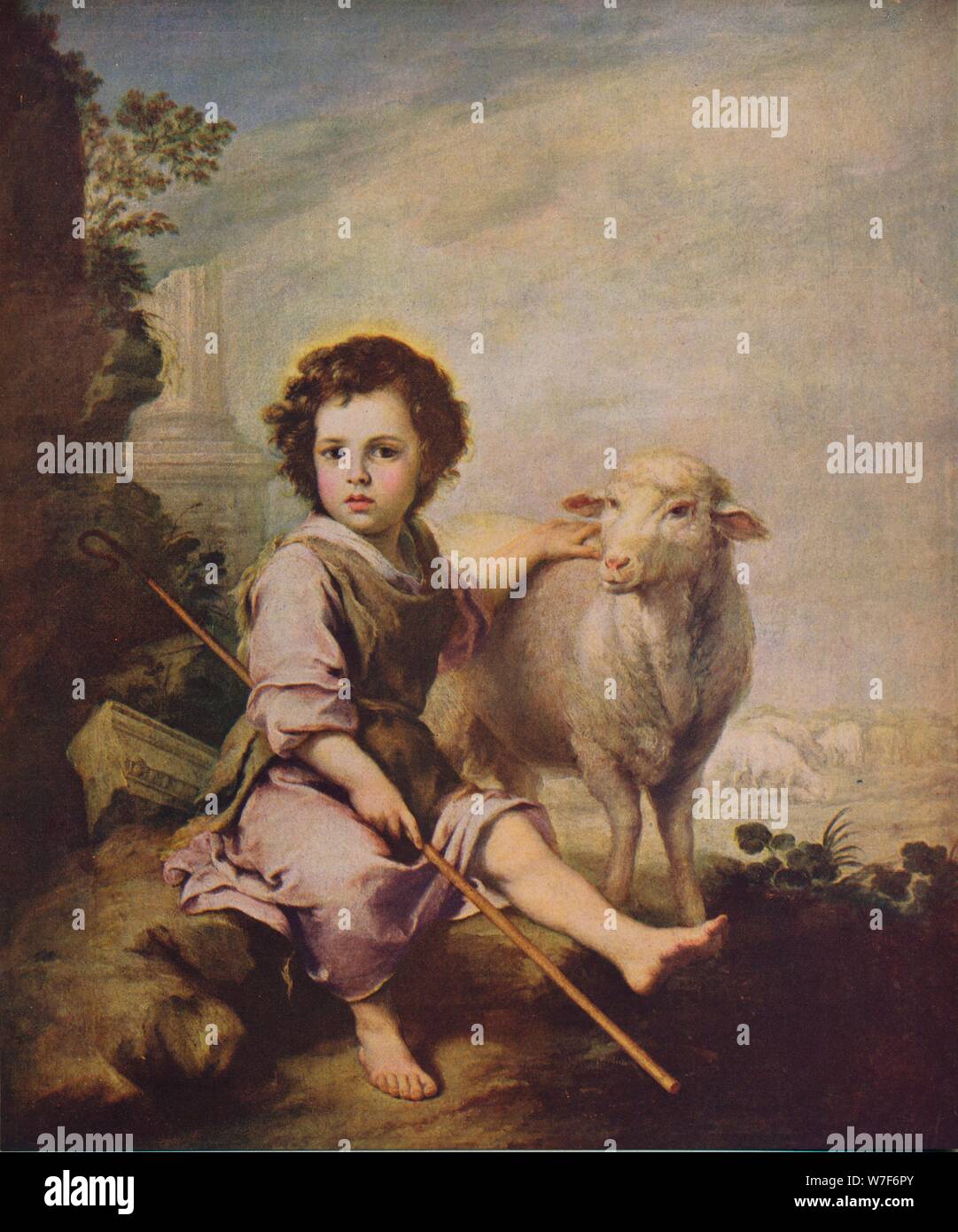 El Divino Pastor El Buen Pastor 1660 C1934 Artista Bartolome Esteban Murillo Fotografia De Stock Alamy