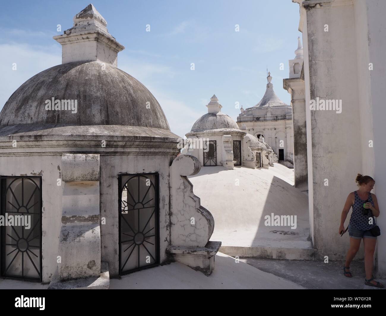 Nicaragua, Leon, la Catedral y el famoso Real Basílica Catedral de la
