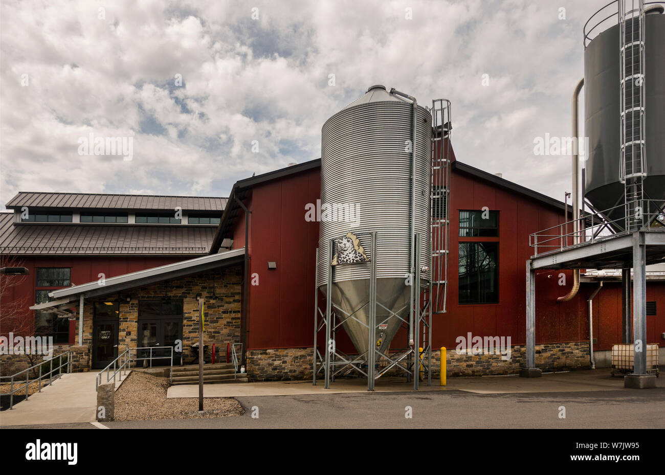 Smuttynose Brewing Company en Hampton NH Foto de stock