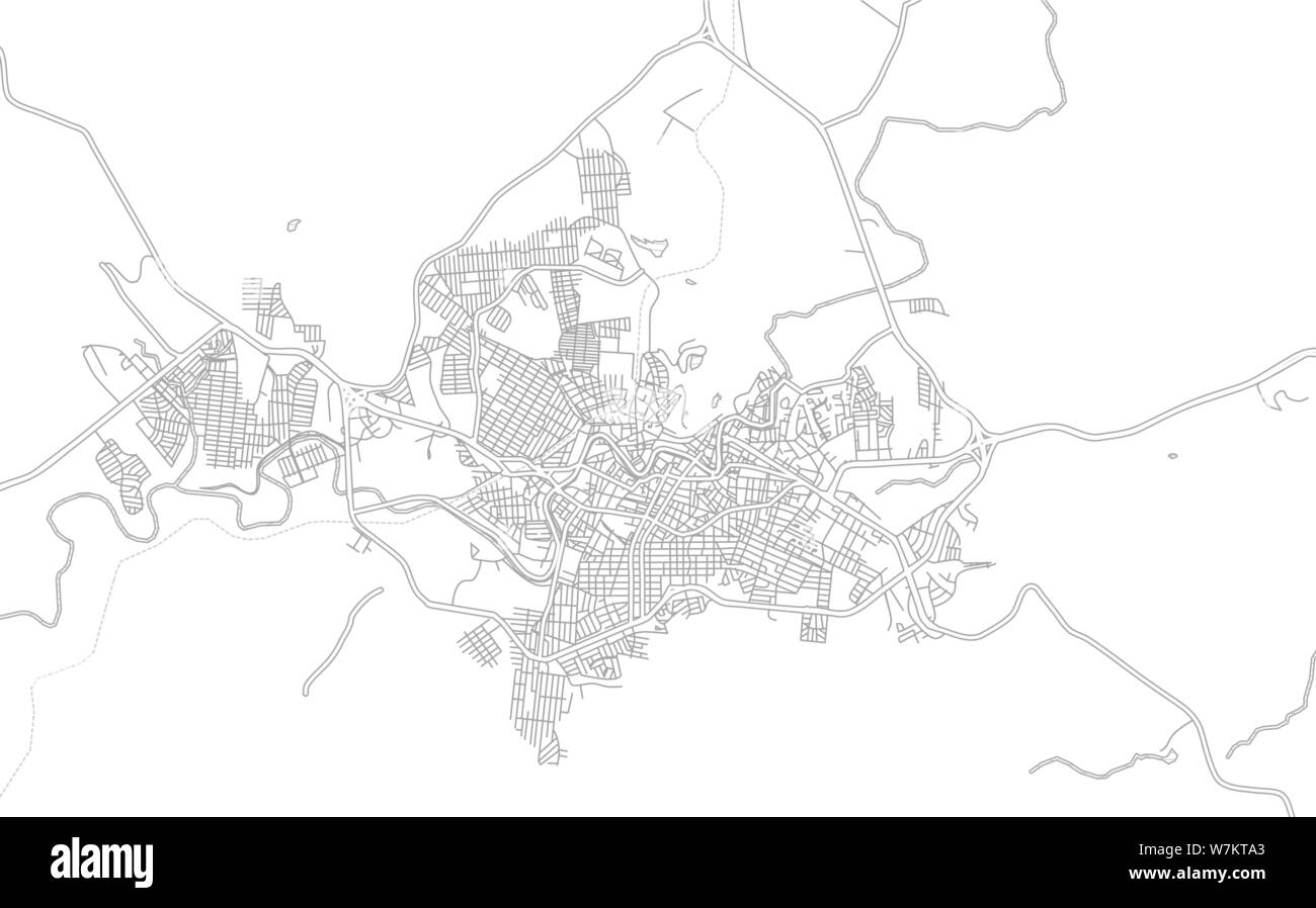 Hidalgo del Parral, Chihuahua, México, esbozó brillante mapa de vectores  con grande y carreteras secundarias y steets creado para fondos  infográficos Imagen Vector de stock - Alamy