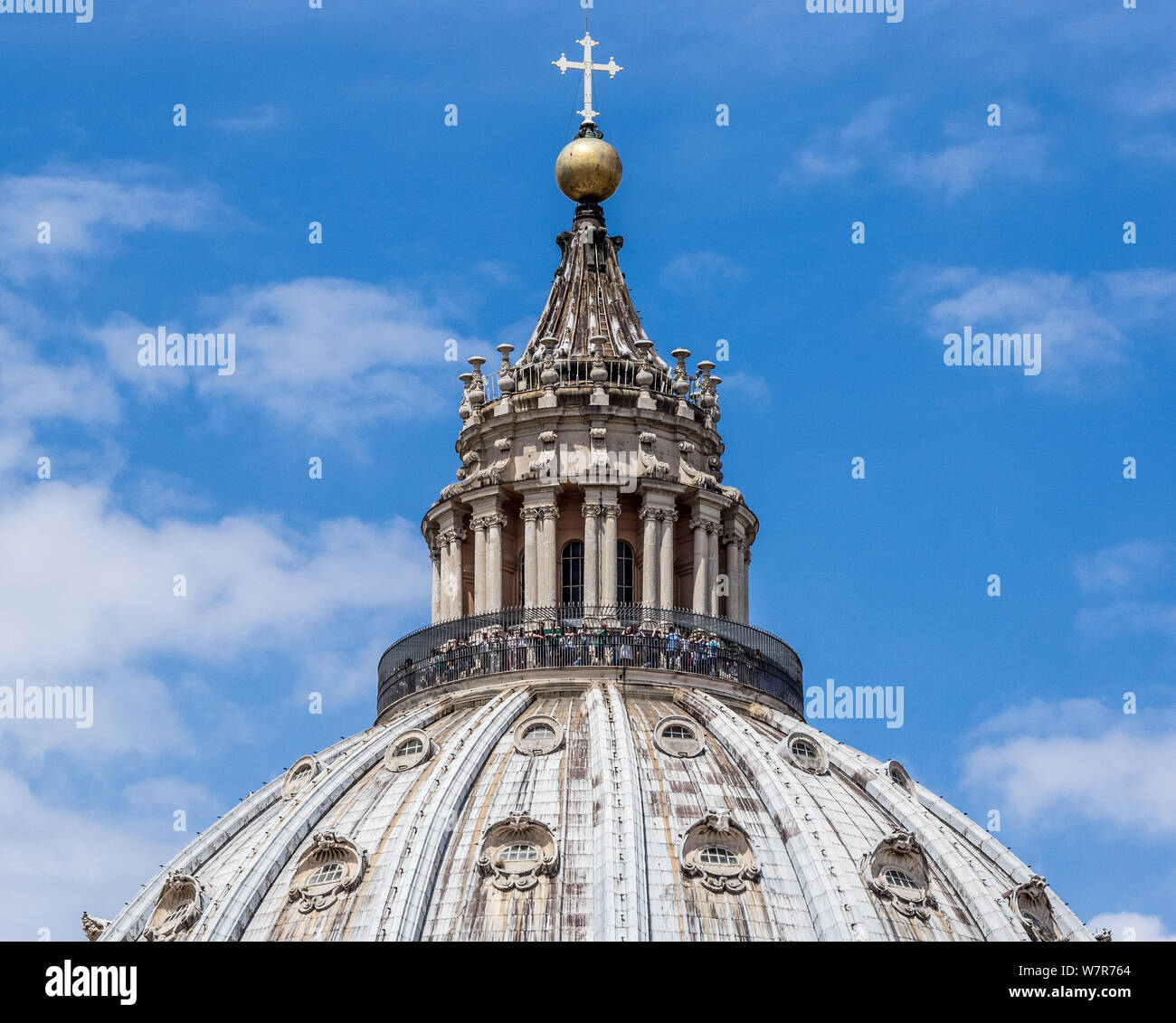 La cúpula de la Basílica de San Pedro, Ciudad del Vaticano Fotografía