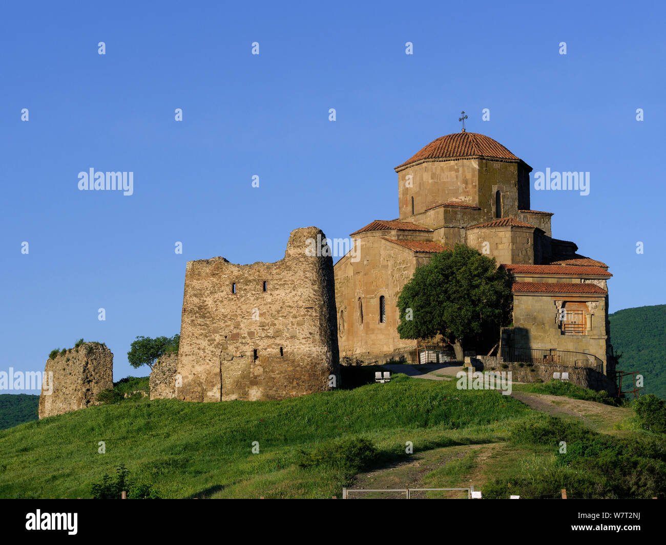 Kloster Dschwari - Jvari, Mzcheta, Georgien, Europa, UNESCO-Weltkulturerbe Foto de stock