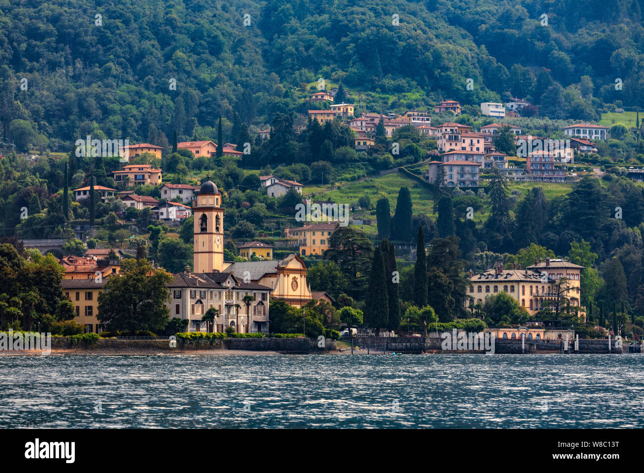 San Giovanni, Bellagio, Lago de Como, en Lombardía, Italia, Europa Foto de stock