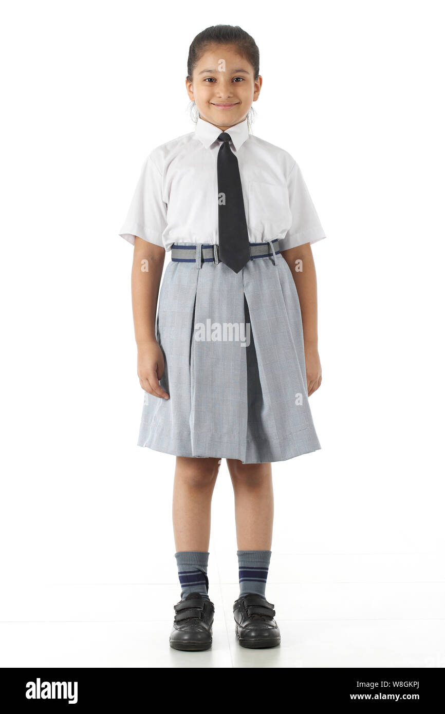 Alumna en uniforme Fotografía de stock - Alamy
