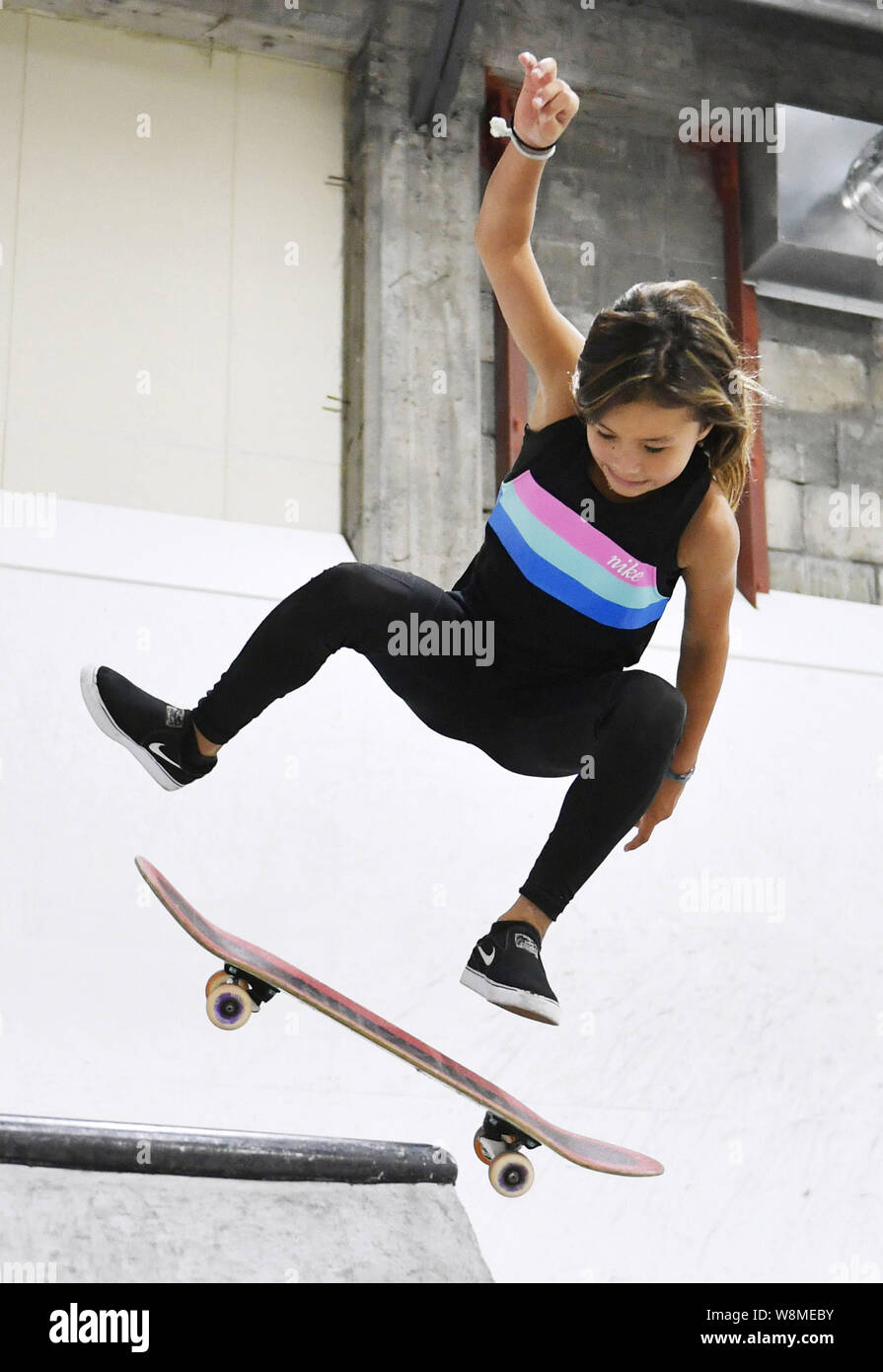 Sky Brown, un niño de 11 años de edad skateboarding sensación que ocupó