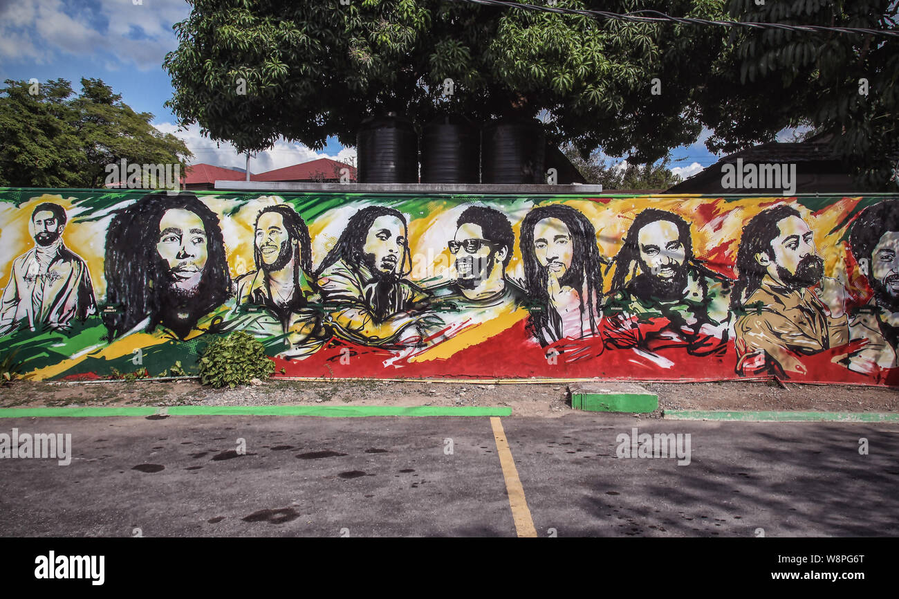 Siente El Reggae En Jamaica Vibes La Tierra De Bob Marley Fotografia De Stock Alamy