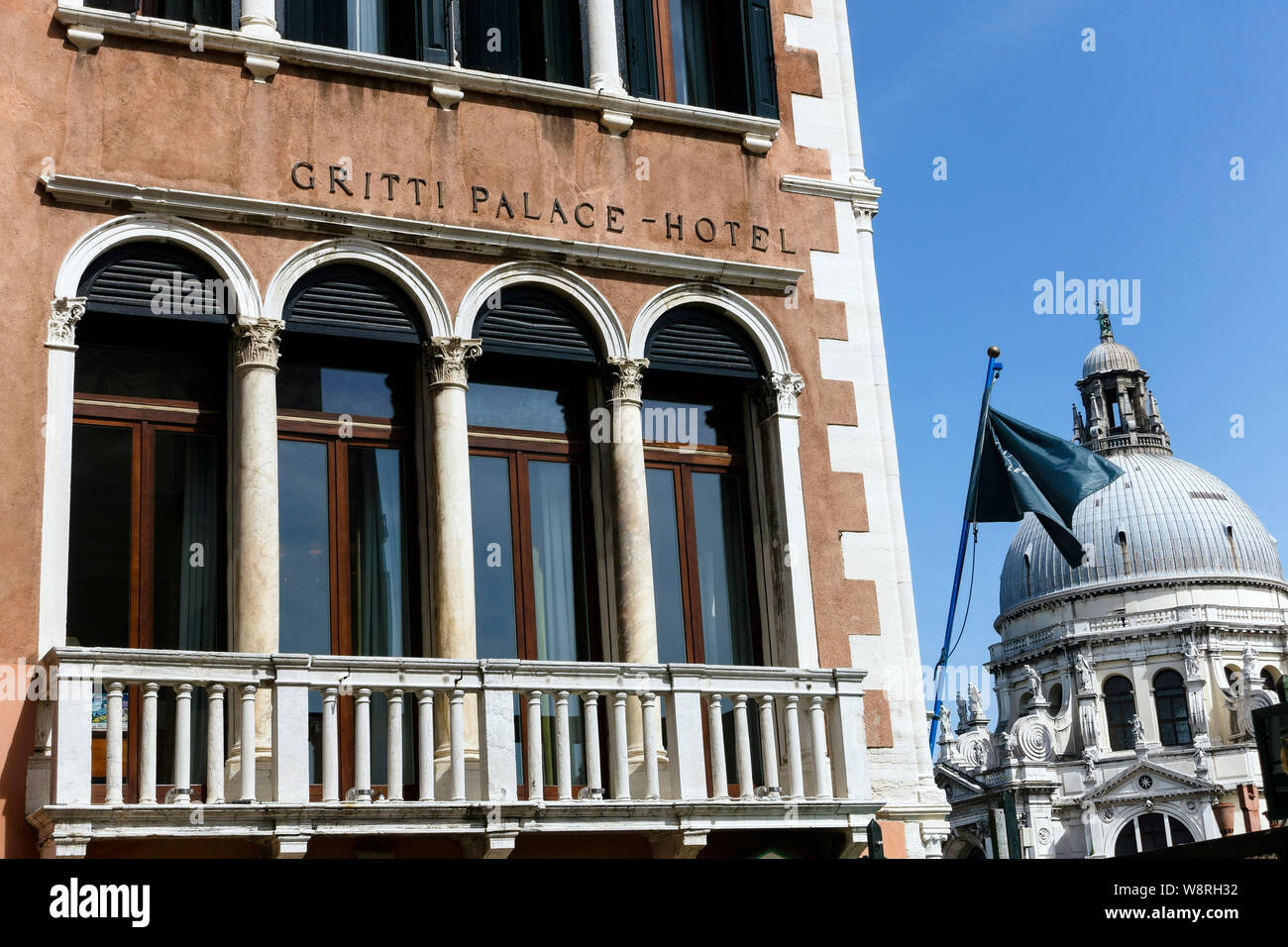 Hotel Gritti Palace. Exterior de lujo de 5 estrellas. Venecia, Italia, Europa, UE. Foto de stock