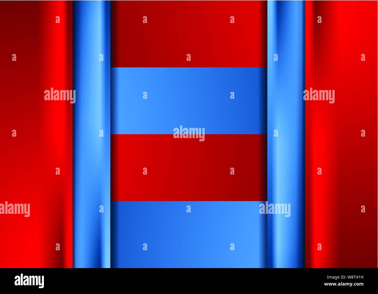 Brillante azul y rojo elegante abstracto fondo liso. Vector diseño gráfico corporativo Ilustración del Vector