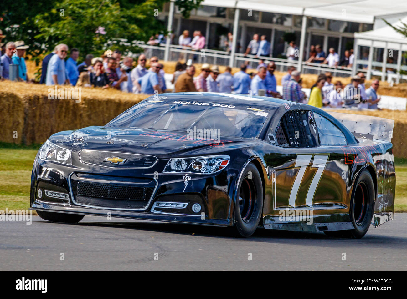 16 Chevrolet Ss Nascar Con Conductor Ed Berrier En El 19 Festival De Velocidad De Goodwood Sussex Reino Unido Fotografia De Stock Alamy