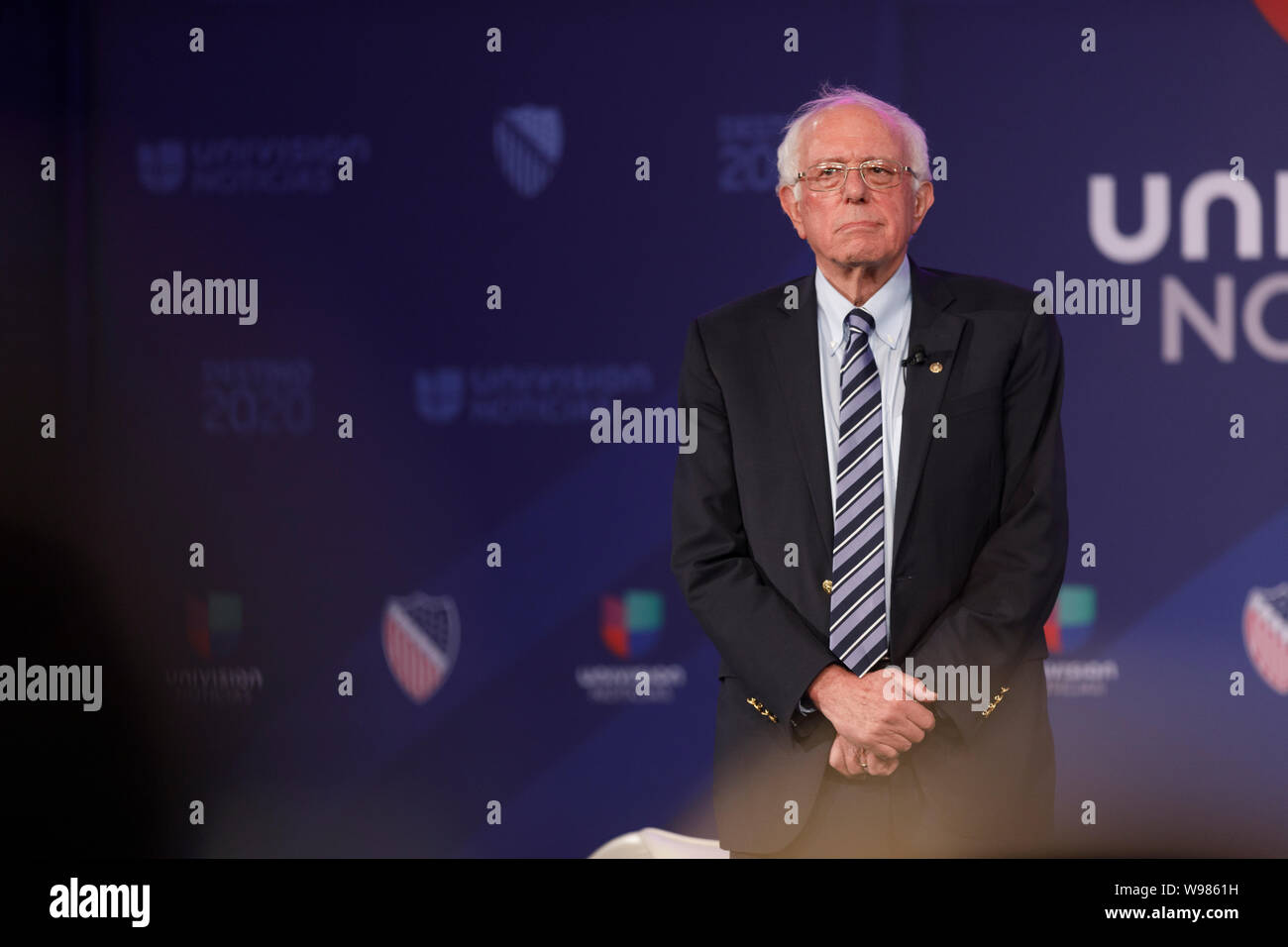 El senador Bernie Sanders, un independiente de Vermont y candidato presidencial en el 2020 Foto de stock