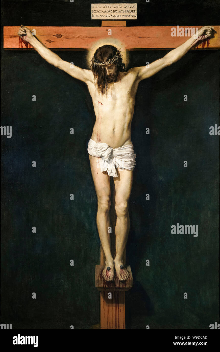 Diego Velázquez, la pintura, el Cristo crucificado, circa 1632 Foto de stock