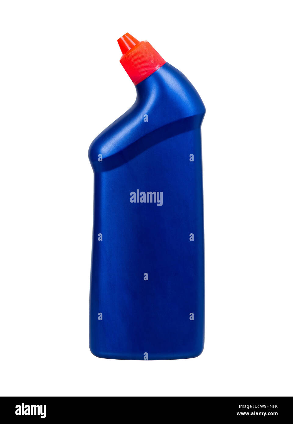 Limpiador inodoro aislado en un frasco blanco Foto de stock