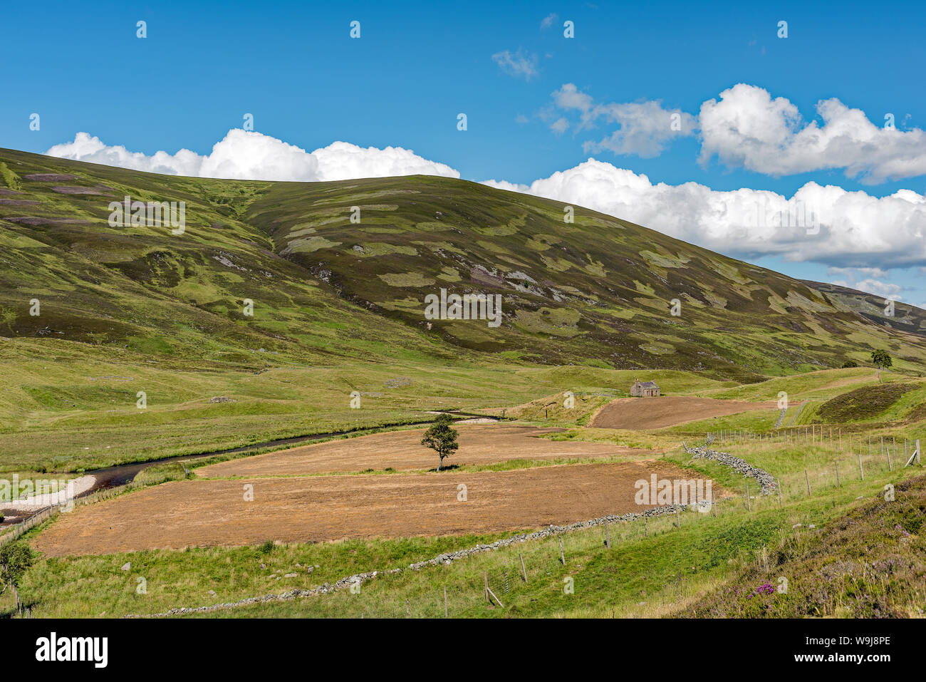 Highland croft - Escocia Foto de stock