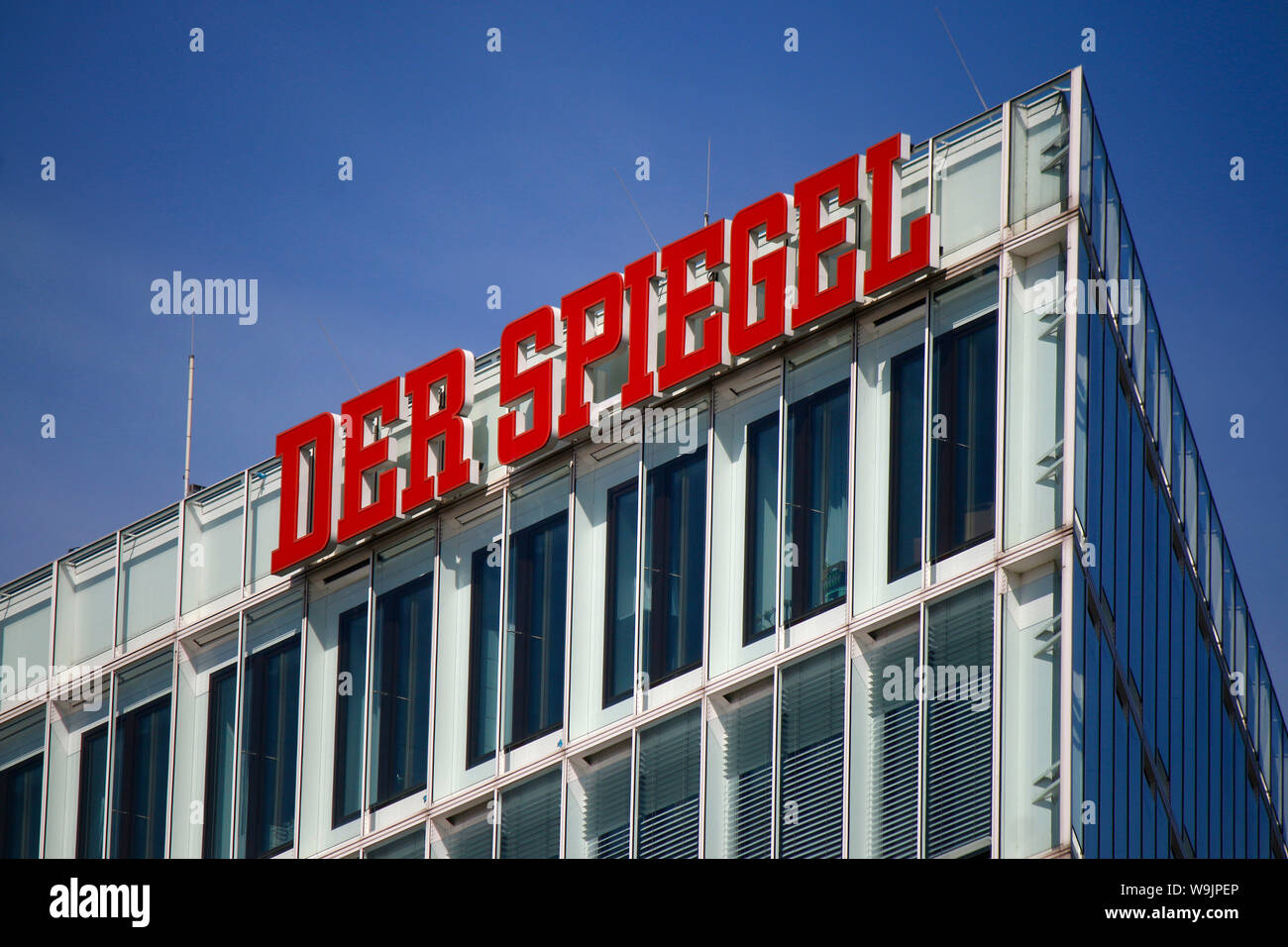 Zentrale des Nachrichtenmagazins 'Der Spiegel', Hamburgo. Foto de stock