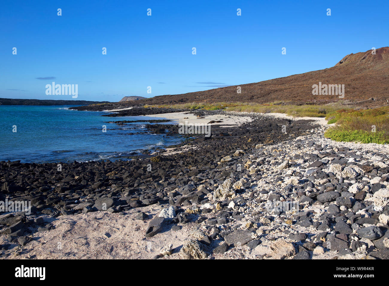 Las islas Galápagos paisaje tomada en el día Foto de stock