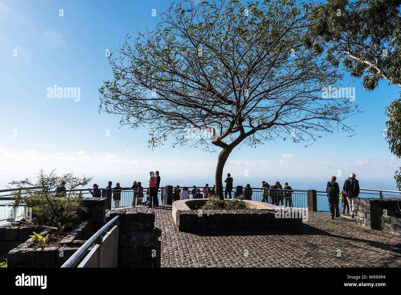 Mirador Cabo Girao, Camara de Lobos, Madeira, Portugal Foto de stock