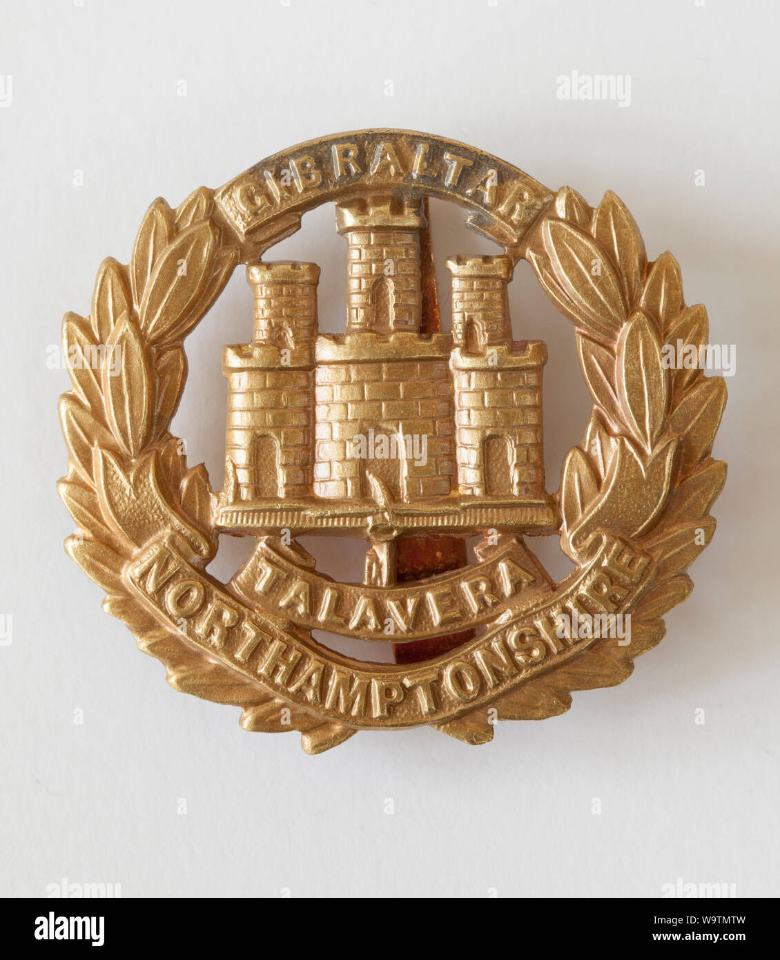 Gorra militar del ejército británico Badge Foto de stock