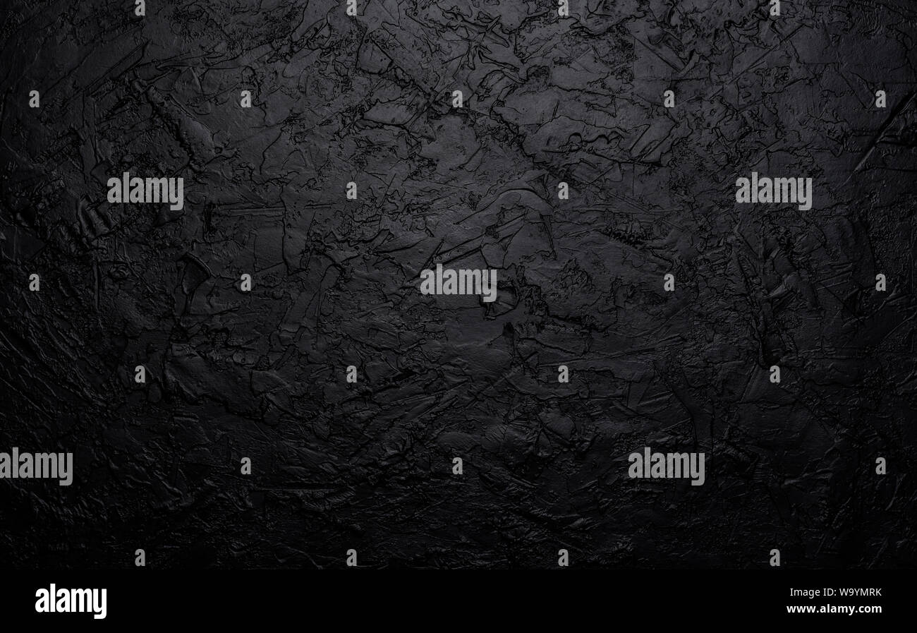 Textura de piedra negra, pizarra oscura antecedentes, vista superior Foto de stock
